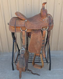 #3055 14" USED  Corriente Team Roping Saddle