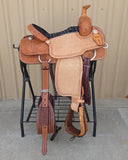 #3074 15" Corriente Team Roping Saddle