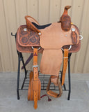 #3076 14.5" Corriente Team Roping Saddle