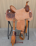 #3081 15" Corriente Team Roping Saddle