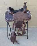 #3063 14.5" Corriente Team Roping Saddle