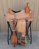 #3085 15" Corriente Team Roping Saddle