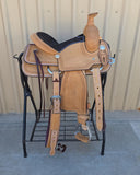 #3110 13" Corriente Youth Kids Buckaroo Roping Saddle