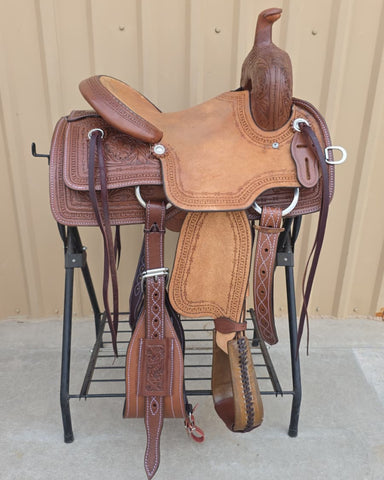 #3137 14" Corriente Ranch Cutting Saddle
