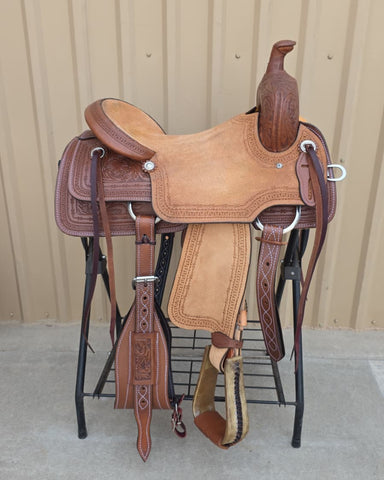 #3140 16" Corriente Ranch Cutting Saddle