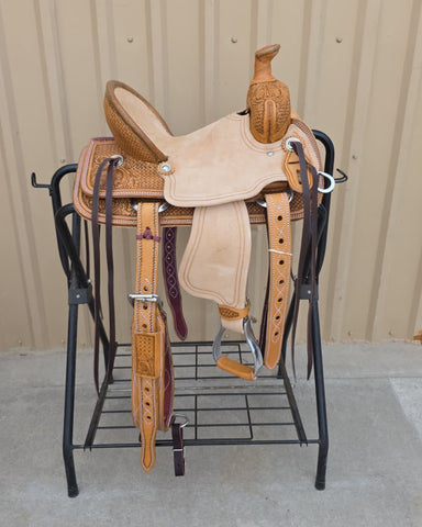 #3142 12" Corriente Youth Buckaroo Association Saddle