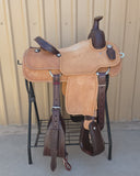 #3144 15" Corriente Team Roping Saddle