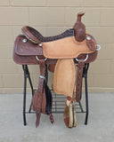 #3164 17" Corriente Team Roping Saddle