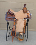 #3165 15" Corriente Team Roping Saddle