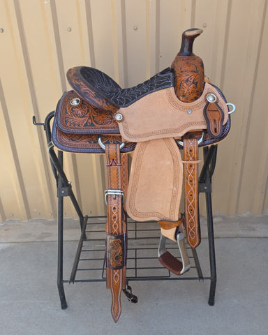 #3170 13" Corriente Youth Kids Roping Saddle
