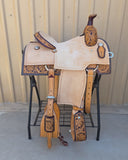 #3171 14.5" Corriente Team Roping Saddle