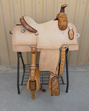 #3173 14.5" Corriente Team Roping Saddle
