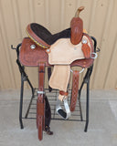 #3182 12" Corriente Barrel Saddle