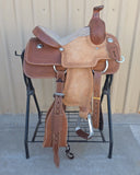 #3221 13" Corriente Youth Kids Roping Saddle