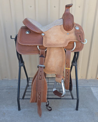 #3221 13" Corriente Youth Kids Roping Saddle
