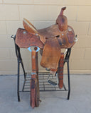 #4001 14" USED Corriente New Style Barrel Saddle