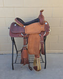#3228 15" Corriente Team Roping Saddle