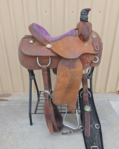 #4005 15" USED COATS SADDLE