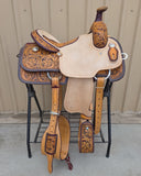 #3237 14" Corriente Team Roping Saddle