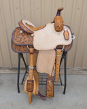 #3238 14.5" Corriente Team Roping Saddle
