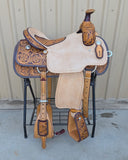 #3241 16" Corriente Team Roping Saddle