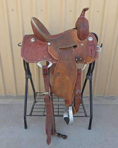 #4011 14.5" USED Corriente New Style Barrel Saddle