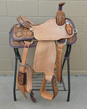 #3255 15" Corriente Team Roping Saddle