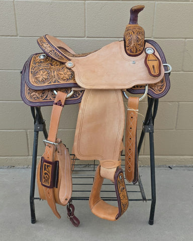 #3255 15" Corriente Team Roping Saddle