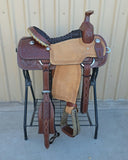 #3265 15" Corriente Team Roping Saddle