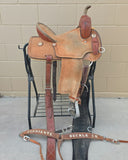 #4016 14" USED Corriente Barrel  Saddle