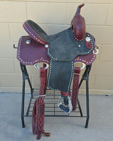 #3287 14" Corriente New Style Barrel HP3 Saddle