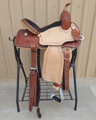 #3291 14" Corriente Barrel Saddle