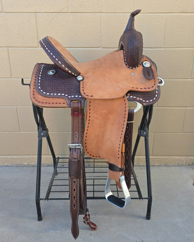 #3295 14.5" Corriente Trail HP3 Barrel Saddle