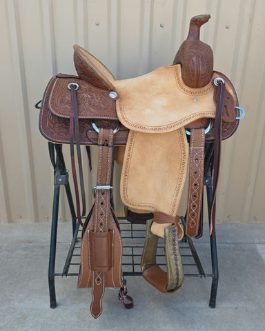 #3297 14.5" Corriente Association Ranch Saddle