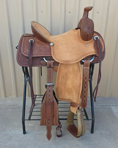 #3298 15" Corriente Association Ranch Saddle