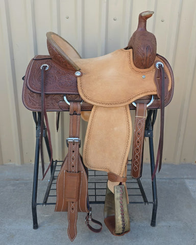 #3299 15.5" Corriente Association Ranch Saddle