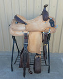 #3302 15.5" Corriente Team Roping Saddle