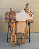 #3224 15" Corriente Team Roping Saddle