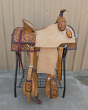 #3225 15.5" Corriente Team Roping Saddle