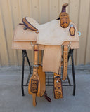 #3352 15" Corriente Team Roping Saddle