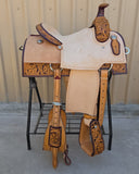 #3353 14.5" Corriente Team Roping Saddle