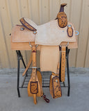 #3356 14.5" Corriente Team Roping Saddle