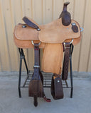 #3358 15" Corriente Team Roping Saddle
