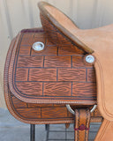 #3371 14" Corriente Team Roping Saddle
