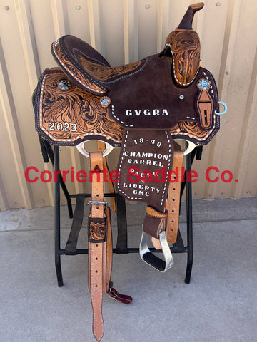CSB 604A Corriente New Style Barrel Saddle