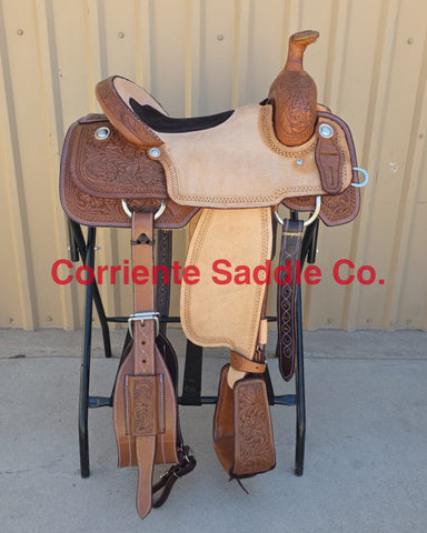 CSR 117B Corriente Team Roping Saddle