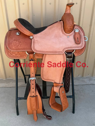 CSR 117BD Corriente Team Roping Saddle