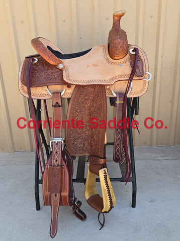 CSR 119A Corriente Team Roping Saddle