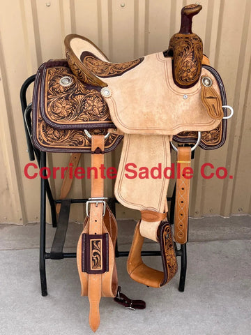 CSR 173B Corriente Team Roping Saddle