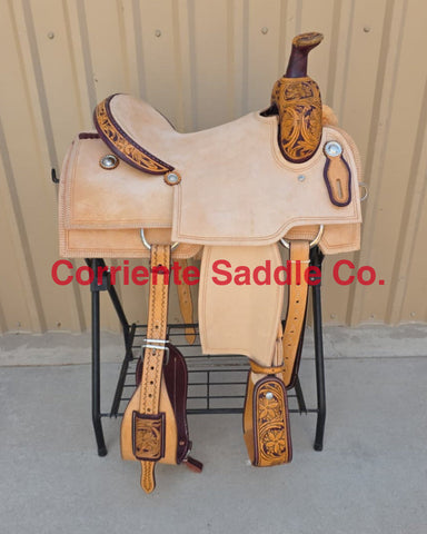 CSR 177B Corriente Team Roping Saddle